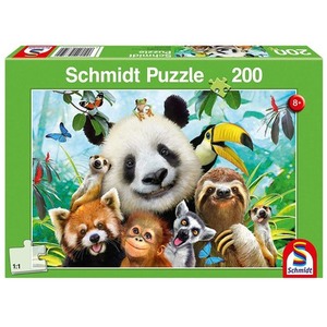 Puzzle 200 el. Wesołe zwierzaki