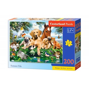 Puzzle 200 elementów - Letni kumple