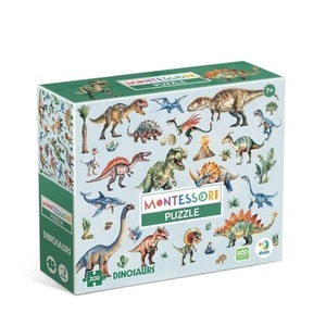 Puzzle 200 Montessori Dinozaury