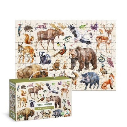 Puzzle 200 Montessori Forest animals
