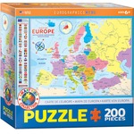 Puzzle 200 Smartkids Map of Europa 6200-5374