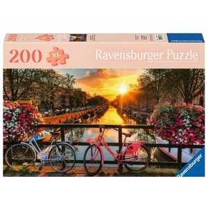 Puzzle 200 Sunset in Amsterdam