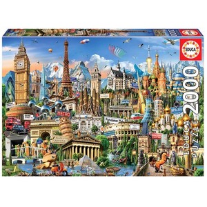 Puzzle 2000 el. Symbole Europy