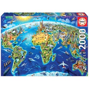 Puzzle 2000 el. Zabytki całego świata