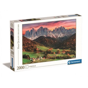 Puzzle 2000 elementów High Quality, Val Di Funes