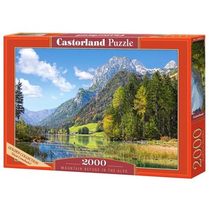 Puzzle 2000 elementów Schronisko Górskie w Alpach