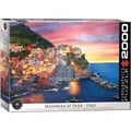 Puzzle 2000 Manarola At Dusk Italy 8220-5635