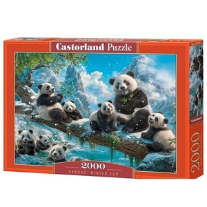 Puzzle 2000 Pandas' Winter Fun