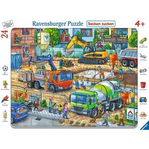 Puzzle 24 Construction Site Frame