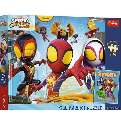 Puzzle 24 Maxi Przygody pajęczej ekipy TREFL