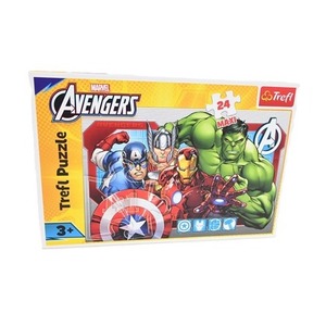 Puzzle 24 Maxi Zawsze Sprawiedliwi Disney Marvel the Avengers 14378