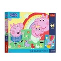 Puzzle 24 Peppa Pig Świnkowe dni TREFL