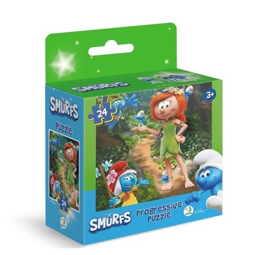 Puzzle 24 Smerfy Księżniczka w lesie