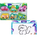 Puzzle 2w1 drewno i tablica