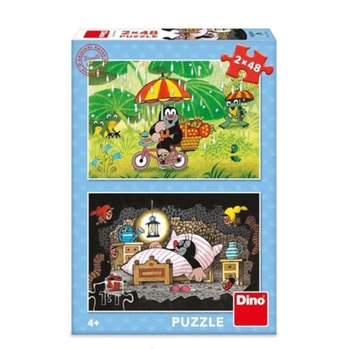Puzzle 2w1 Krecik, Dzień Krecika