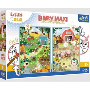 Puzzle 2x10 Baby Maxi Poznaj Bobaski TREFL