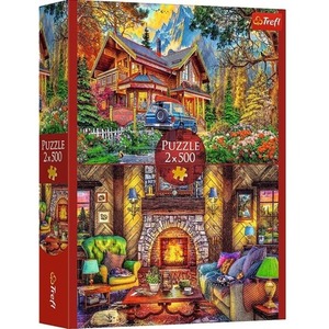 PUZZLE 2x500 Wycieczka w góry 37534
