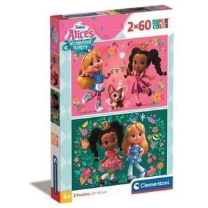 Puzzle 2x60 Super Kolor Alice`s Wonderland Bakery