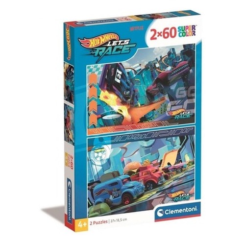 Puzzle 2x60 Super Kolor Hot Wheels