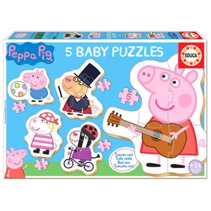 Puzzle 3-5 el. Świnka Peppa