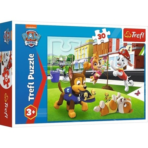 Puzzle 30 Pieski w akcji TREFL
