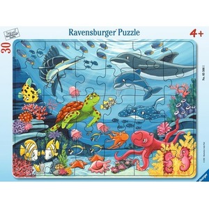 Puzzle 30 Underwater Friends Frame