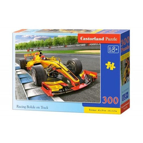 Puzzle 300 elementów - Bolid wyścigowy na trasie