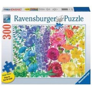 Puzzle 300 Kwietna tęcza