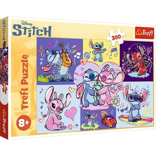 Puzzle 300 Zakręcony Stitch 23033