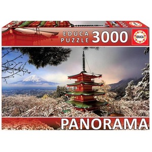 Puzzle 3000 el. Góra Fudżi / Japonia (panorama)