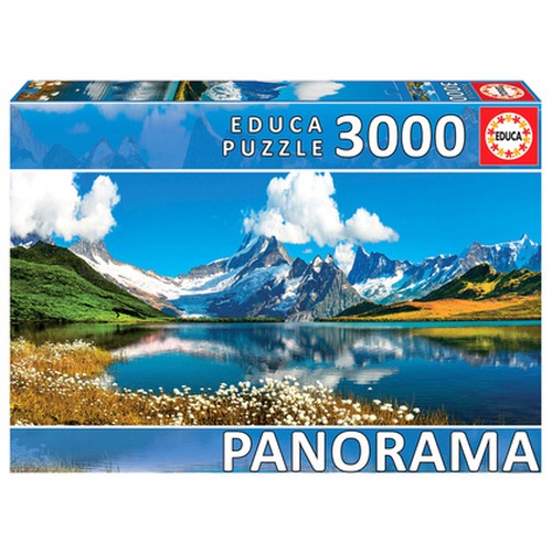 Puzzle 3000 el. Jezioro Bachalp / Szwajcaria (panorama)