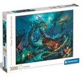Puzzle 3000 elementów High Quality The Underwater Battle