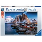 Puzzle 3000 elementów Norwegia - Hamnoy, Lofoten