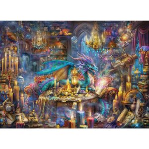 Puzzle 350 Smok w bibliotece 113590