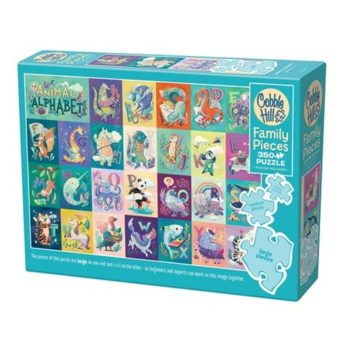 Puzzle 350 Zwierzęcy alfabet 113582