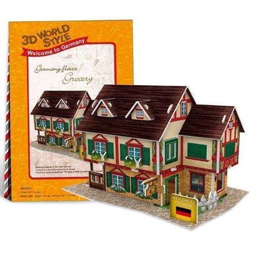 PUZZLE 3D Domki świata - Niemcy Grocery Shop