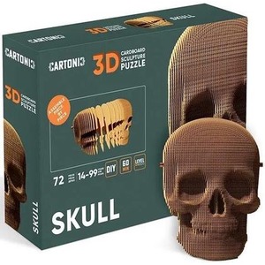 Puzzle 3D kartonowe - Czaszka