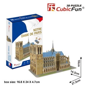 Puzzle 3D Katedra Notre Dame