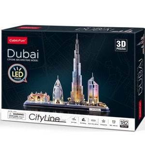 Puzzle 3D LED Dubaj