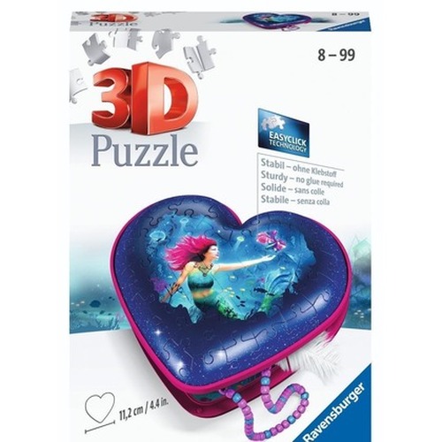 Puzzle 3D Mermaids Heart