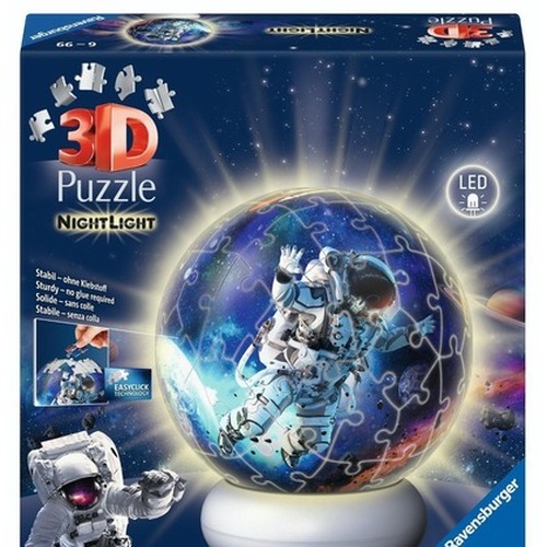 Puzzle 3D NightLight Astronauts in Space