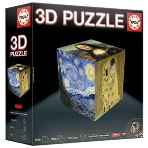 Puzzle 3D - Sztuka 6 x 36 el.