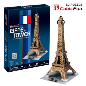 PUZZLE 3D WIEŻA EIFFEL CUBICFUN