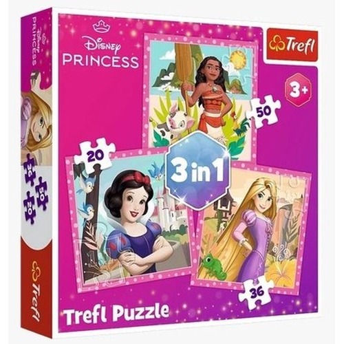 Puzzle 3w1 Piękne kwiaty TREFL