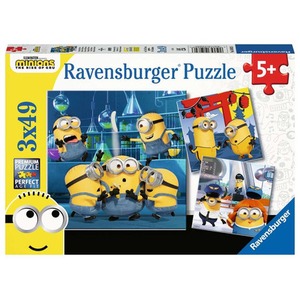 Puzzle 3x49 elementów Minionki 2