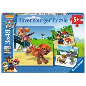 Puzzle 3x49 elementów - Zespół na 4 łapach