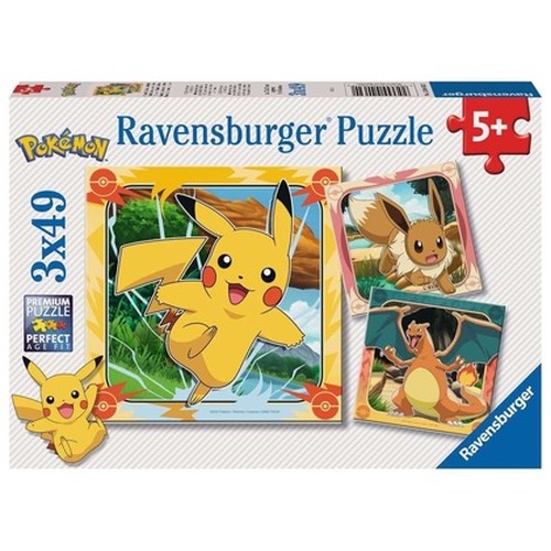 Puzzle 3x49 Pokemon