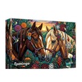 Puzzle 400 Flamingo - Kwiecisty galop TREFL