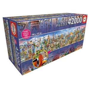 Puzzle 42000 elementów, Dookoła świata