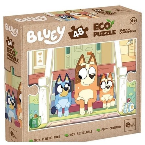 Puzzle 48 Bluey Eko dwustronne